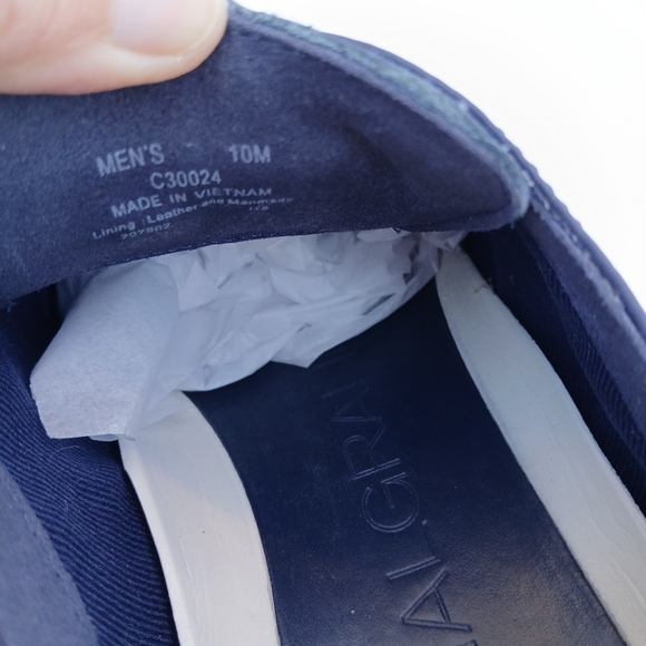 Cole Haan Grand OS Leather Wingtip Navy - Picture 4 of 7